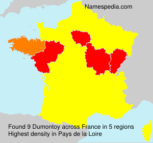 Surname Dumontoy in France Surname Dumontoy in France