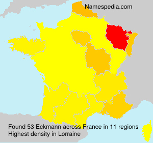 Surname Eckmann in France