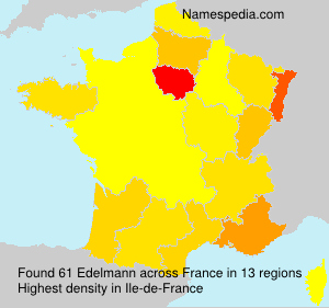 Surname Edelmann in France