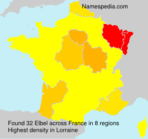 Surname Elbel in France