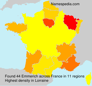 Surname Emmerich in France