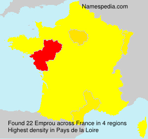 Surname Emprou in France Surname Emprou in France
