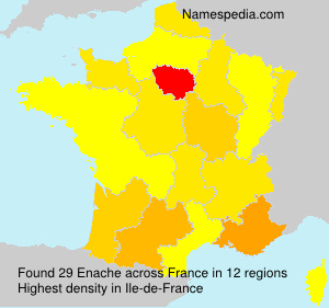 Surname Enache in France