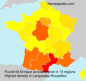 Surname Enrique in France