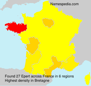 Surname Epert in France