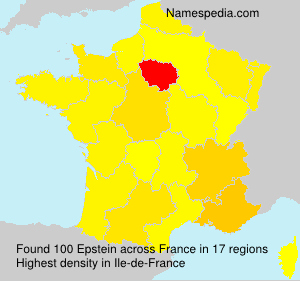 Surname Epstein in France