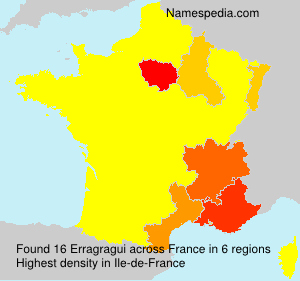 Surname Erragragui in France