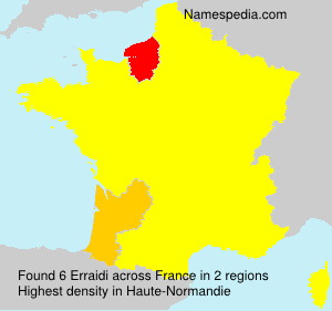 Surname Erraidi in France