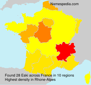 Surname Eski in France