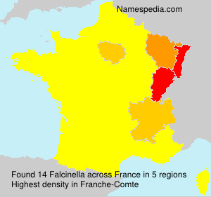Surname Falcinella in France