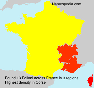 Surname Falloni in France