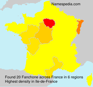 Surname Fanchone in France