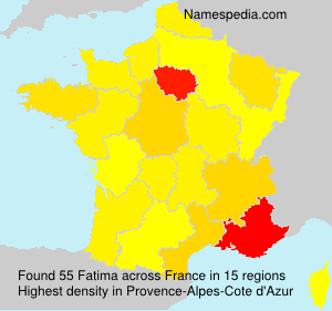 Surname Fatima in France