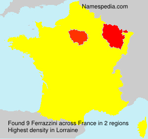 Surname Ferrazzini in France