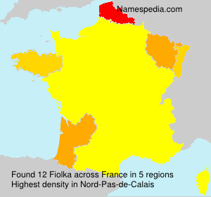 Surname Fiolka in France