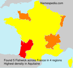 Surname Fishwick in France