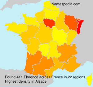 Surname Florence in France