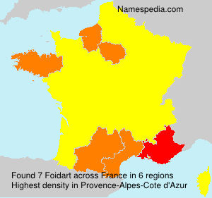 Surname Foidart in France