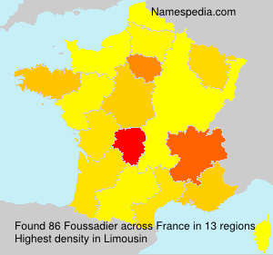 Surname Foussadier in France