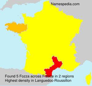 Surname Fozza in France Surname Fozza in France