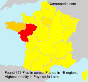 Surname Fraslin in France