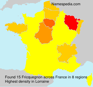 Surname Fricquegnon in France