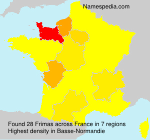Surname Frimas in France