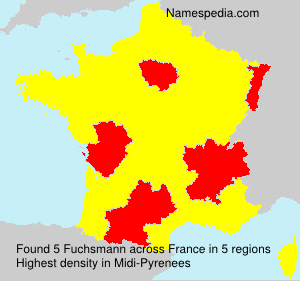 Surname Fuchsmann in France