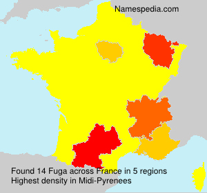 Surname Fuga in France