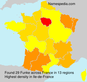 Surname Funke in France