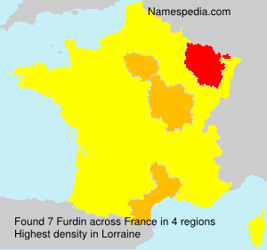 Surname Furdin in France Surname Furdin in France