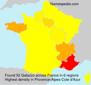 Surname Galazzo in France