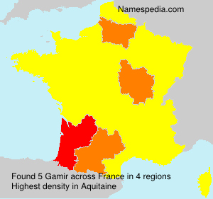 Surname Gamir in France