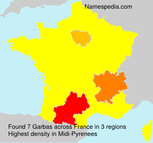 Surname Garbas in France
