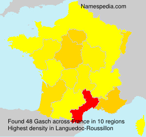 Surname Gasch in France