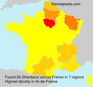 Surname Gherdaoui in France