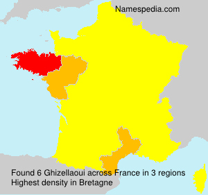 Surname Ghizellaoui in France Surname Ghizellaoui in France