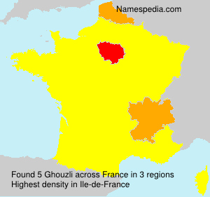 Surname Ghouzli in France