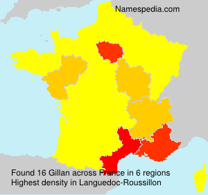 Surname Gillan in France