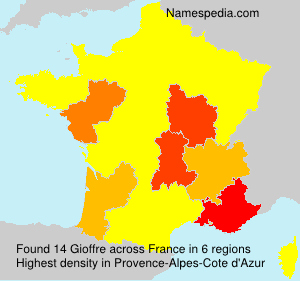 Surname Gioffre in France