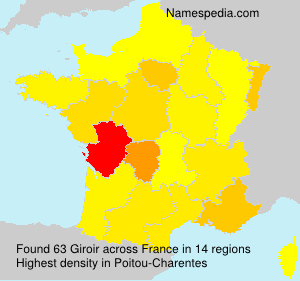 Surname Giroir in France