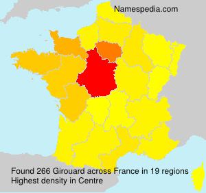 Surname Girouard in France
