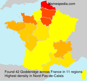 Surname Godderidge in France
