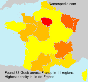 Surname Goeb in France