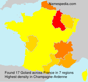 Surname Golard in France Surname Golard in France