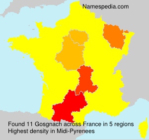 Surname Gosgnach in France