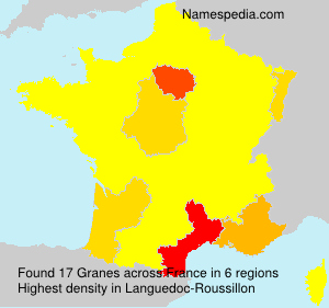 Surname Granes in France