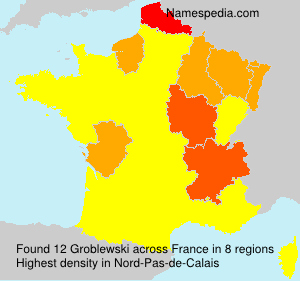 Surname Groblewski in France