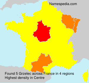 Surname Grzelec in France