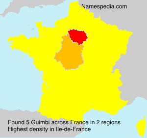 Surname Guimbi in France Surname Guimbi in France